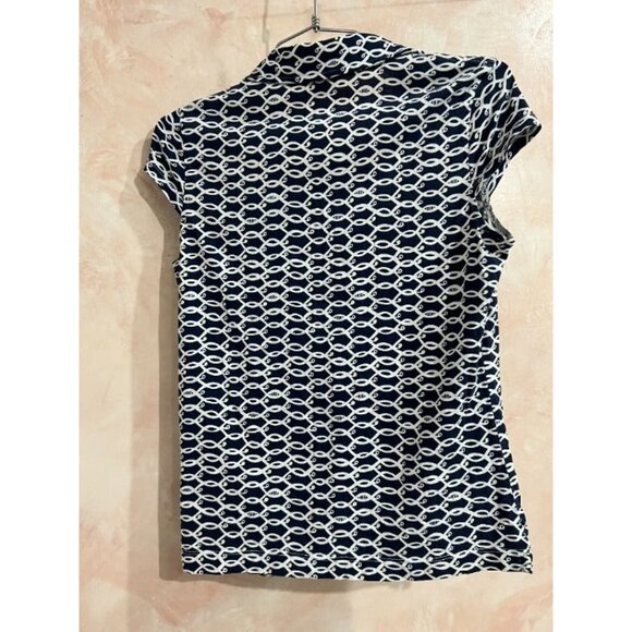 Lilly Pulitzer front button polo top short sleeve size s - Picture 2 of 6